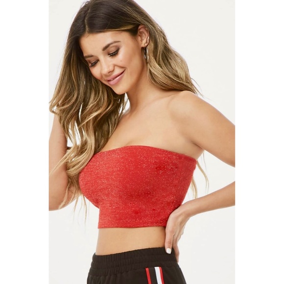 forever 21 strapless top
